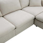 Modern 3 Seat Sofa w/ Ottoman 100" (4 Colors)