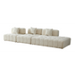 Modern Tufted Modular 3 Pc Sofa 143” (2 Colors)