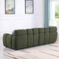 Modern Marshmallow Tufted Boucle Fabric Sofa (2 Sizes - 3 Colors)