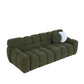 Modern Marshmallow Tufted Boucle Fabric Sofa (2 Sizes - 3 Colors)