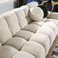 Modern Marshmallow Tufted Boucle Fabric Sofa (2 Sizes - 3 Colors)
