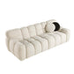 Modern Marshmallow Tufted Boucle Fabric Sofa (2 Sizes - 3 Colors)