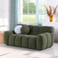 Modern Marshmallow Tufted Boucle Fabric Sofa (2 Sizes - 3 Colors)