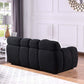 Modern Marshmallow Tufted Boucle Fabric Sofa (2 Sizes - 3 Colors)