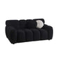 Modern Marshmallow Tufted Boucle Fabric Sofa (2 Sizes - 3 Colors)