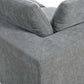 Modular Cloud Sofa Sectional w/ Ottoman 176' (2 Colors)
