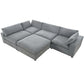 Modular Cloud Sofa Sectional w/ Ottoman 176' (2 Colors)