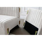 Glamorous Channel Tufted Velvet Corner Sofa Sectional