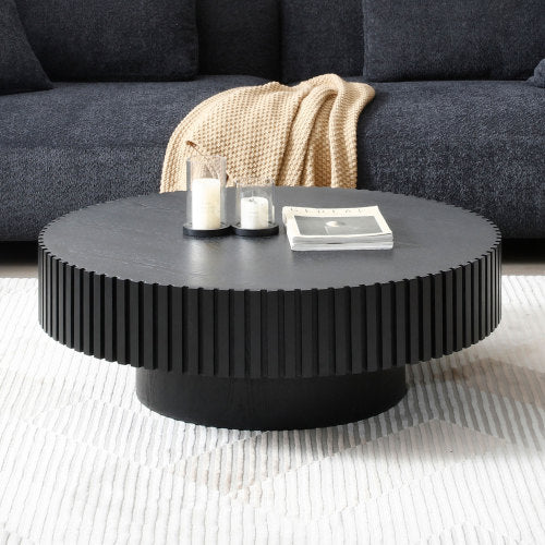 Contemporary Round Coffee Table 39"