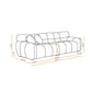 Modern Marshmallow Tufted Boucle Fabric Sofa (2 Sizes - 3 Colors)