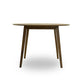 Lara MCM Solid Walnut Round Dining Table 43" – Modern Wood Dining Table featuring a sleek round design and sturdy legs.