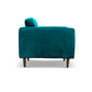 Casey MCM Velvet Tufted Armchair – Mid-Century Modern Accent Chair in 6 Colors