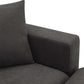 Modern 3 Seat Sofa w/ Ottoman 100" (4 Colors)