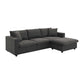 Modern 3 Seat Sofa w/ Ottoman 100" (4 Colors)