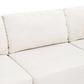 Modern Modular Low Profile Corner Sofa Sectional 116'