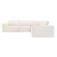 Modern Modular Low Profile Corner Sofa Sectional 116'
