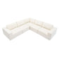 Modern Modular Low Profile Corner Sofa Sectional 116'