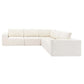 Modern Modular Low Profile Corner Sofa Sectional 116'