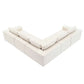 Modern Modular Low Profile Corner Sofa Sectional 116'