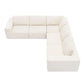 Modern Modular Low Profile Corner Sofa Sectional 116'