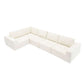 Modern Modular Low Profile Corner Sofa Sectional 116'