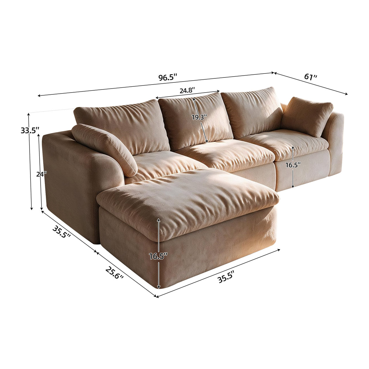 Pelham Cloud Modular Sectional