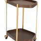 Stela Walnut Bar Cart