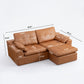 Delano Faux Leather Sectional Sofa