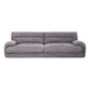 Cadenza Contemporary Gray Corduroy Sofa