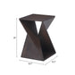 Alba Walnut Accent Table