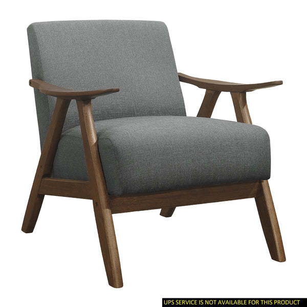 Osric Gray Solid Wood Accent Chair – 32
