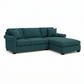 Irlanda Upholstered L-Shaped Sectional – 120" Made-in-USA Sectional Sofa - Hepburn Teal - Fabric (10)