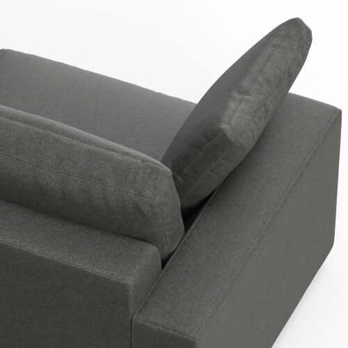Charlie Deep Seater Loveseat Sofa 78' (2 Colors)