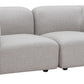 Biak Gray Corner Chair