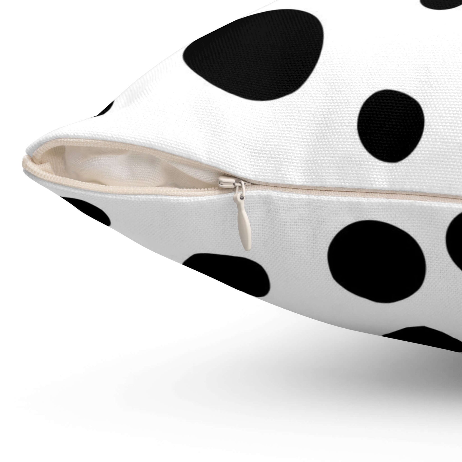 Spun Polyester Designer Square Pillow (Spots) - Revel Sofa 