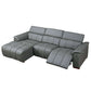 Modern Leather Chaise Sofa Sectional 113" (2 Colors)
