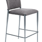 Freesia Barstool (Set of 2) in Charcoal Gray