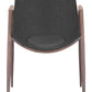 Desi Dining Chair (Set of 2) in Black & Walnut