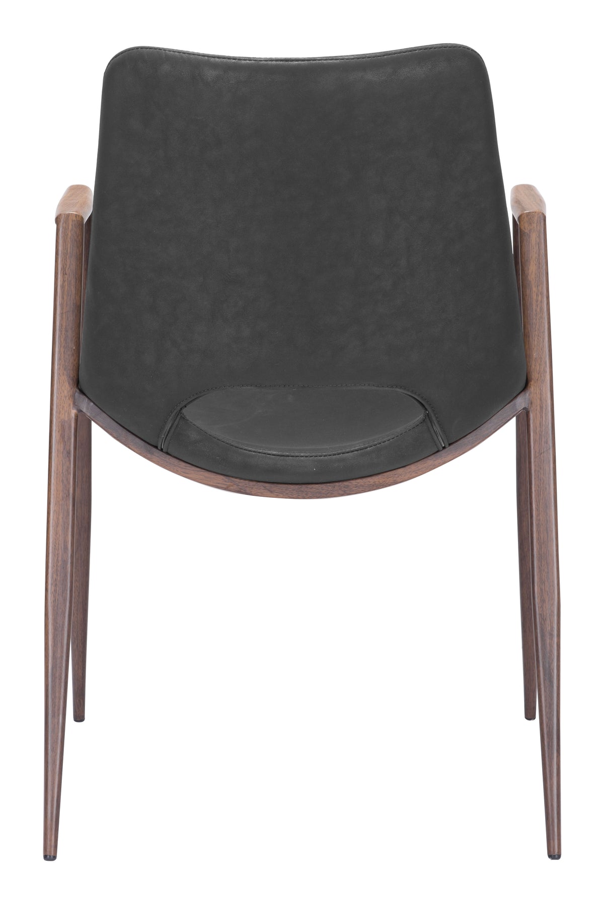 Desi Dining Chair (Set of 2) in Black & Walnut