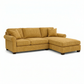 Irlanda Upholstered L-Shaped Sectional – 120" Made-in-USA Sectional Sofa - Hepburn Chai Tea Yellow Fabric (7)