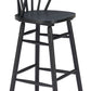 Stenger Barstool (Set of 2) in Black