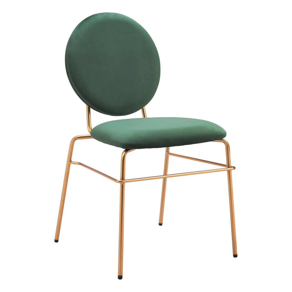 Odessa Green & Gold Dining Chair (Set of 2)
