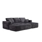 Emberly Modular Sectional Sofa Grey R-Shape
