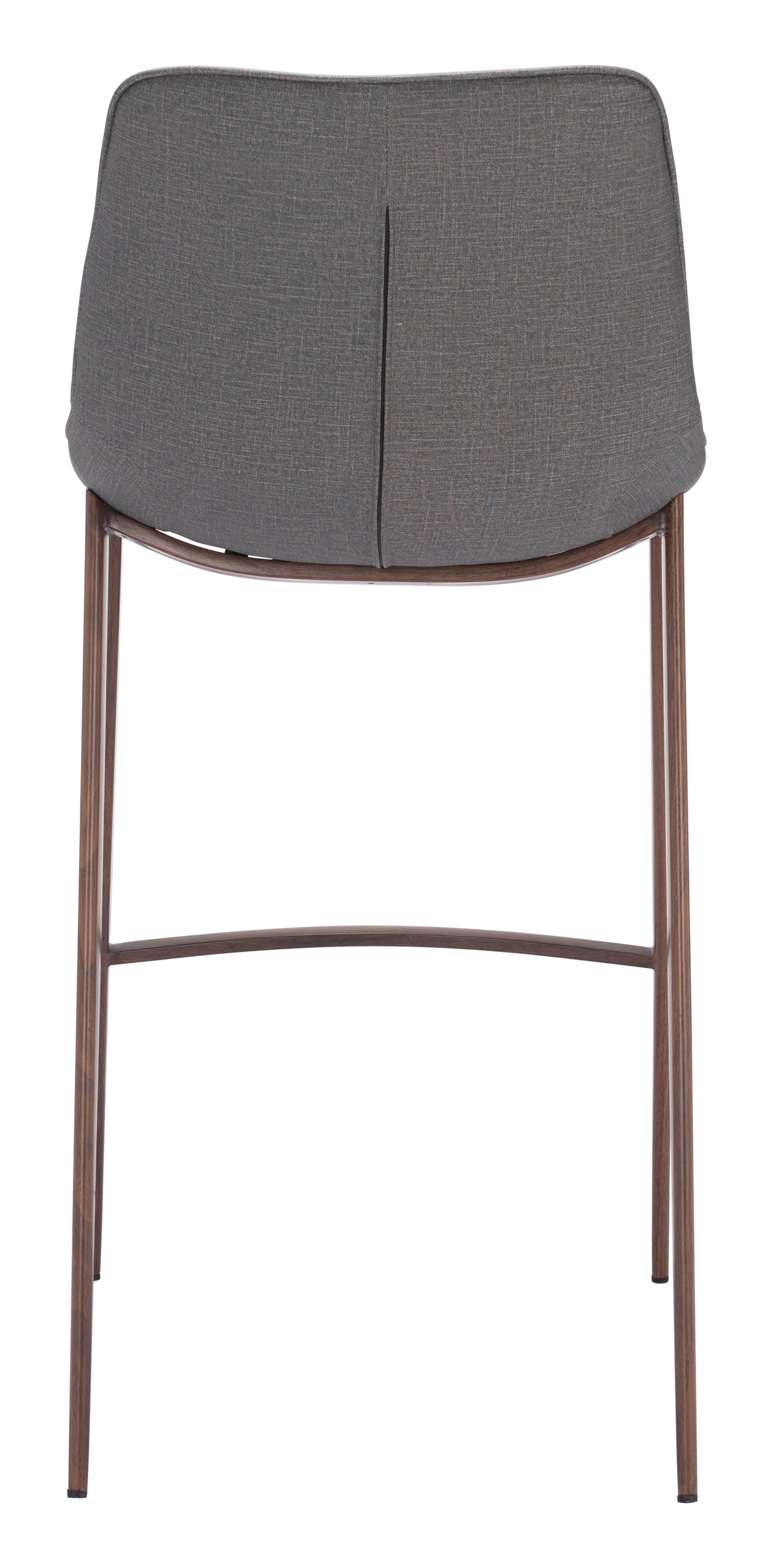 Magnus Barstool (Set of 2) in Slate Gray & Walnut