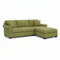 Irlanda Upholstered L-Shaped Sectional – 120" Made-in-USA Sectional Sofa - Notion Appletini - Fabric (7)