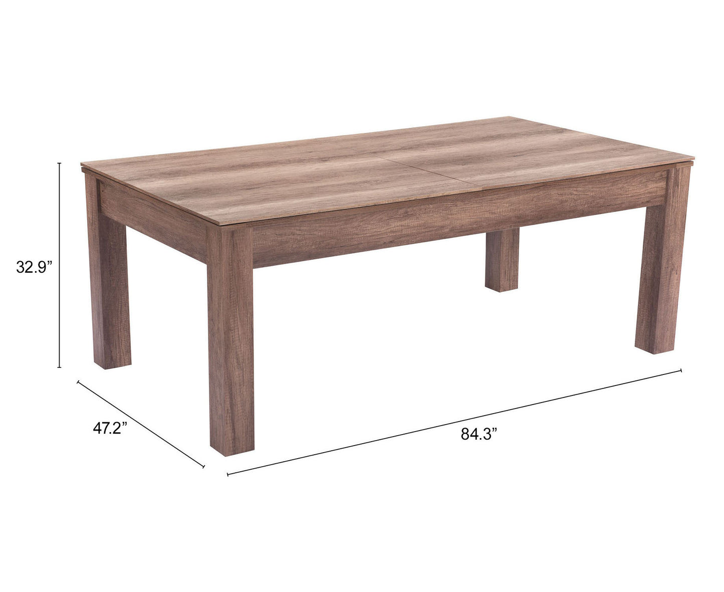 Mesa Bonker 3 en 1 Marrón