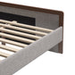 Somune Gray & Walnut Queen Bed