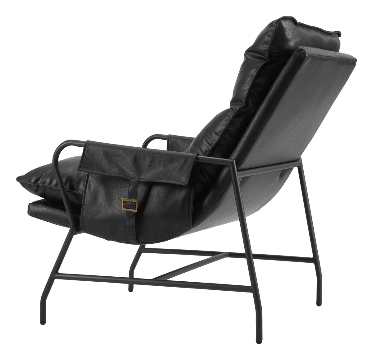 Halaus Black Accent Chair