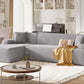 Modern Full Foam L-Shape Modular Chaise Sectional Sofa 109" - Revel Sofa 