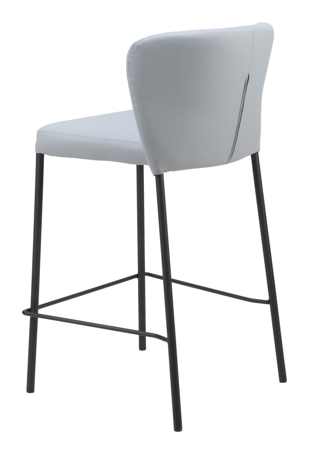 Linz Counter Stool (Set of 2) in Gray